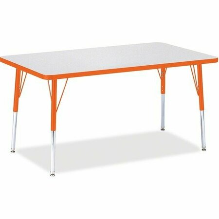 JONTI-CRAFT TABLE, RECTANGLE, 30X48, GY/OE JNT6473JCA114